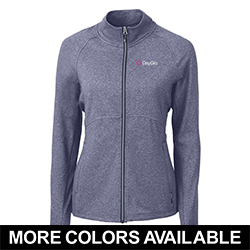 Cutter & Buck Adapt Eco Knit Womens Full Zip